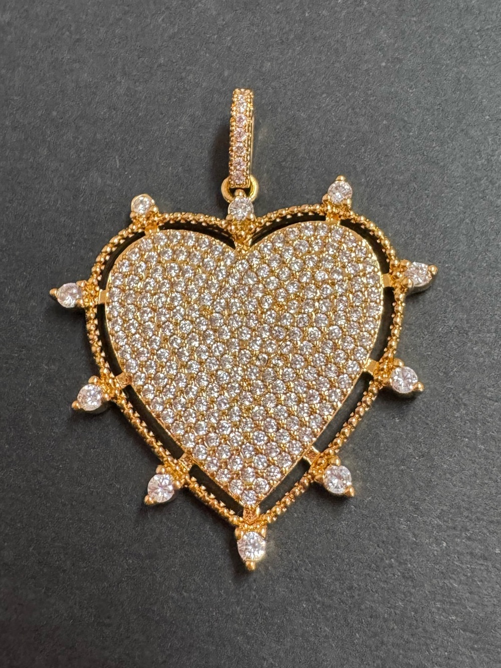 Studio by FR Radiant Heart Pave Pendant